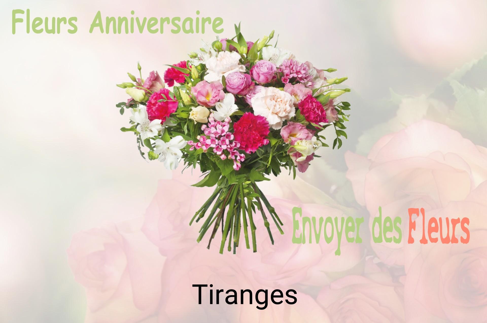 Bouquet de fleurs d’anniversaire livré à Tiranges